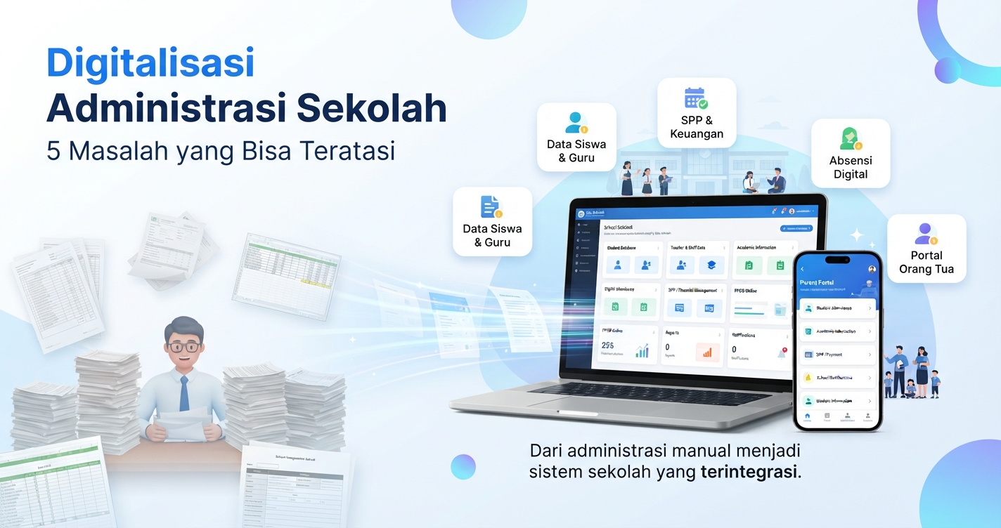 Digitalisasi Administrasi Sekolah: 5 Masalah yang Bisa Teratasi